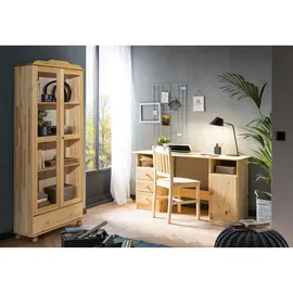 Möbilia Schreibtisch Kiefer massiv / Beige