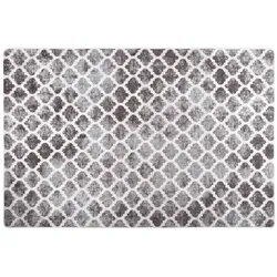 vidaXL Teppich Waschbar 80x150 cm Mehrfarbig Rutschfest