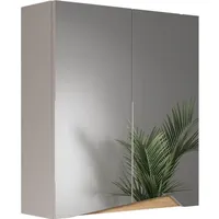Vichy Vicco Spiegelschrank Marelle, Greige/Artisan-Eiche, 60 x 67 cm