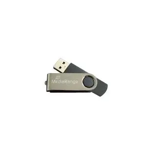 MediaRange Flexi-Drive 4GB schwarz/silber