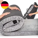 MKS Camping Matratze Rollmatratze 90X200Cm, Memory Foam Outdoor Matratze Gästebe