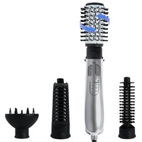 4 in 1 Auto Wrap Hairstyler, TANSHINE Rundbürstenföhn Heißluftbürste Volumen Fföhnbürste Warmluftbürste Set,Haar Lockenstab Rotierend Automatisch mit Föhn Locken Glätteisen,Hot Air Blow Dryer Brush