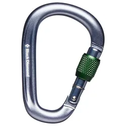 Black Diamond Pearlock Screwgate Carabiner gray (1003) ALL