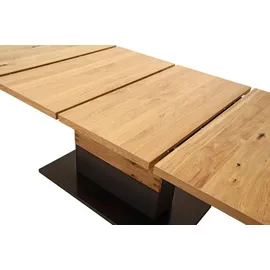 MCA Furniture MCA Cesena Tisch mit Säule 180x100(280) cm Holzwerkstoff/Schwarzgrau