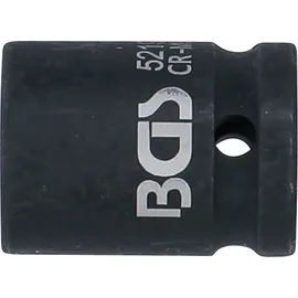 BGS Kraft-Steckschlüssel-Einsatz Sechskant 5219, Antrieb Innenvierkant 12,5 mm (1/2") SW 19 mm