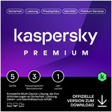 Kaspersky Lab Kaspersky Premium 5 User, 1 Jahr, ESD (multilingual) (Multi-Device) (KL1047GDEFS)