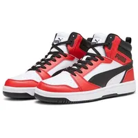 Puma Rebound V6 High-Top Puma White/Puma Black/For All Time Red 48