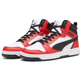 Puma Rebound V6 High-Top Puma White/Puma Black/For All Time Red 48