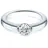 Trilani Ring aus Sterling Silber mit Zirkonia in silber | Gr.: 60