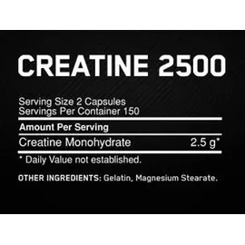 Optimum Nutrition Creatin Monohydrat Kapseln 200 Kapseln