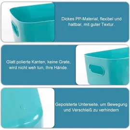luxuskollektion Aufbewahrungsbox Kunststoff 2 Größen Bunt
