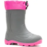 Kamik Snobuster1 Regenstiefel Für Jugendliche - Charcoal / Magenta / Charbon / Magenta - EU 33-34