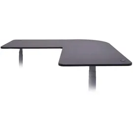 Mendler Eckschreibtisch HWC-D40 schwarz