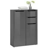 Ibiza Midischrank 80 x 110 x 30 cm Schwarz