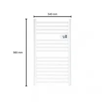 De'Longhi Handtuchheizkörper Secco 980 x 540 mm 500 W weiß