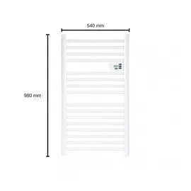 De'Longhi Handtuchheizkörper Secco 980 x 540 mm 500 W weiß