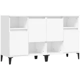 vidaXL Sideboards 2 Stk. Weiß 60x35x70 cm Holzwerkstoff