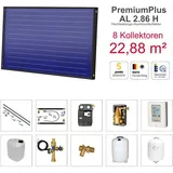 Solarbayer PremiumPlusAL Solarpaket H8 Biber Bruttofläche 22,88 m2 horizontal