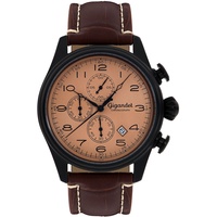 Gigandet Herren Analog Japanisches Quarzwerk Uhr mit Leder Armband 2VNAG41/004