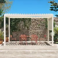 Sweeek Bioklimatische Pergola Triomphe 3x4m mit Markise 3 m