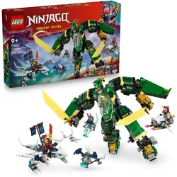 LEGO NINJAGO 2in1 Lloyds Jet-Mech - Set mit Drachen & Figuren - 71845