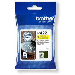 Tinten BROTHER LC422Y BROTHER MFCJ5340DW TINTE YEL
