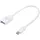Renkforce USB-C auf USB-A Adapter 0,2 m Weiß
