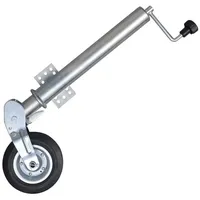 VidaXL Stützrad 60 mm mit 2 Stützrohren und 2