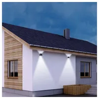 Steinhauer lighting Außen-Wandleuchte, LED-Leuchtmittel fest verbaut, Warmweiß, Wandlampe Außen
