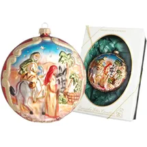 Krebs Glas Lauscha Weihnachtstaler Bethlehem 1-tlg. 13cm