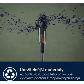 Electrolux EP71B14WET Stabstaubsauger, Beutellos, Blau, 0,3 L Bleu