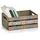 Zeller Deko-Kiste Mosaik 32 x 22 x 13,5 cm 1-tlg. braun