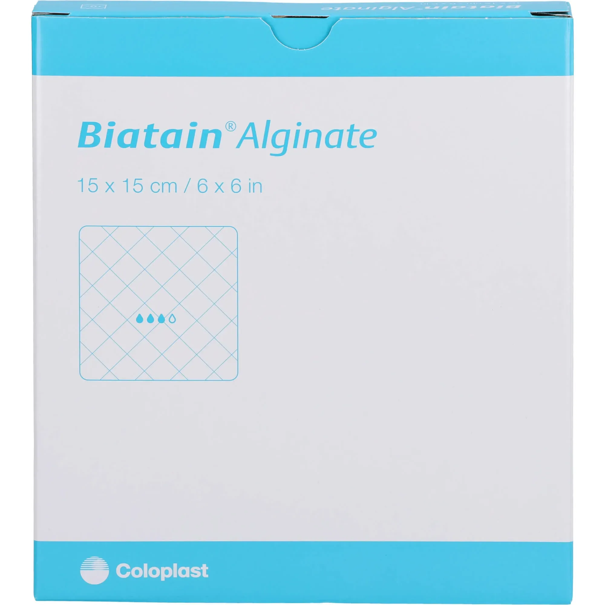 Biatain Alginate Kompressen 15x15 cm 10 ST