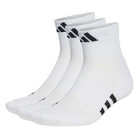 adidas Unisex Socken Prf Cush Mid 3P, Weiß/Weiß/Weiß, HT3450, L