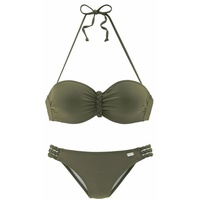 Buffalo Bügel-Bandeau-Bikini Damen oliv Gr.38 Cup C