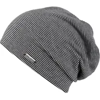 Chillouts Pittsburgh Hat, gestreift, schwarz