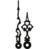 Selva Zeigerpaar Euronorm Antik schwarz Minutenzeiger-L:121mm