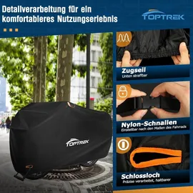 luxuskollektion Fahrradabdeckung wasserdicht 420D Oxford-Gewebe Regenschutz für jedes