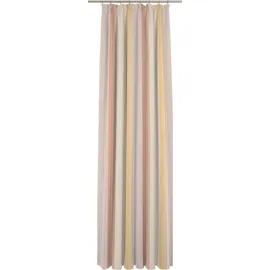 Wirth Gardine WIRTH "28066" Gr. 1, orange (terrakotta), B:300cm H:145cm, Polyester, Gardinen, Gardine, Store - Faltenband 1:3