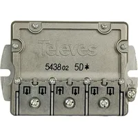 Televes Sat-Verteiler F-Stecker 9.5 dB / 5-2400 MHz -