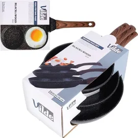 OEM Granitpfannen-Set 4-tlg. 20 cm + 24 cm + 28 cm