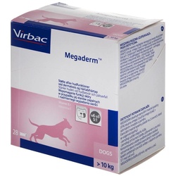 Virbac Megaderm 28x8 ml Nahrungsergänzungsmittel für Hunde 10-30 kg bei Hautproblemen (Rabatt für Stammkunden 3%)