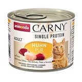 Carny Katzen Nassfutter Single Protein Huhn Pur (6 x 200g), Katzen Nassfutter mit nur einer Proteinquelle von animonda, Katzenfutter für ausgewachsene Katzen