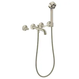 Hansgrohe AXOR One 3-Loch Wannenarmatur Unterputz Brushed Nickel