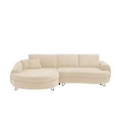 Twist Ecksofa  Ariana ¦ beige ¦ Maße (cm): B: 302