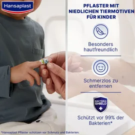 BEIERSDORF Kinderpflaster Sensitive Pflasterstrips Tiermotive 20 St.