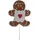 FD Deko-Weihnachtsfigur Pfefferkuchenbaby Stecker 20,5 cm Braun-Weiß