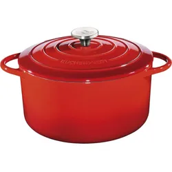 neuetischkultur Bratentopf emailliertes Gusseisen, rot PROVENCE