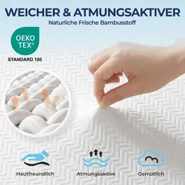 bundviel Matratzentopper 140 x 200 cm 7,5 cm