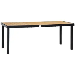 Outsunny Gartentisch Aluminium, Kunststoff